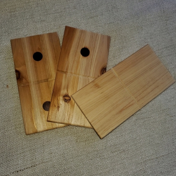 Large wooden domino set - Picture 3 of 4